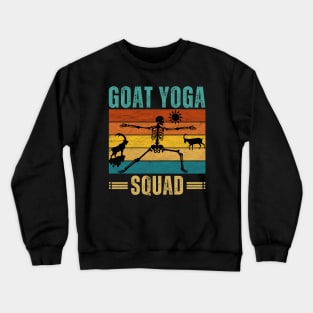 Goat Yoga Squad Crewneck Sweatshirt